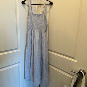 Blue Striped J.crew Dress